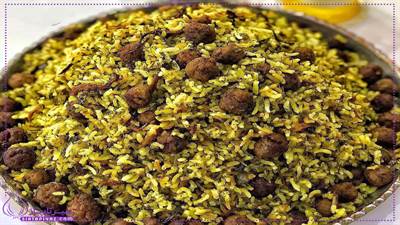 طرز تهیه کلم پلو شیرازی با گوشت چرخ کرده