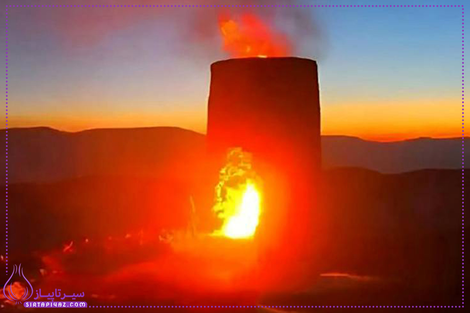 بلاگری که قلعه املش را آتش کشید