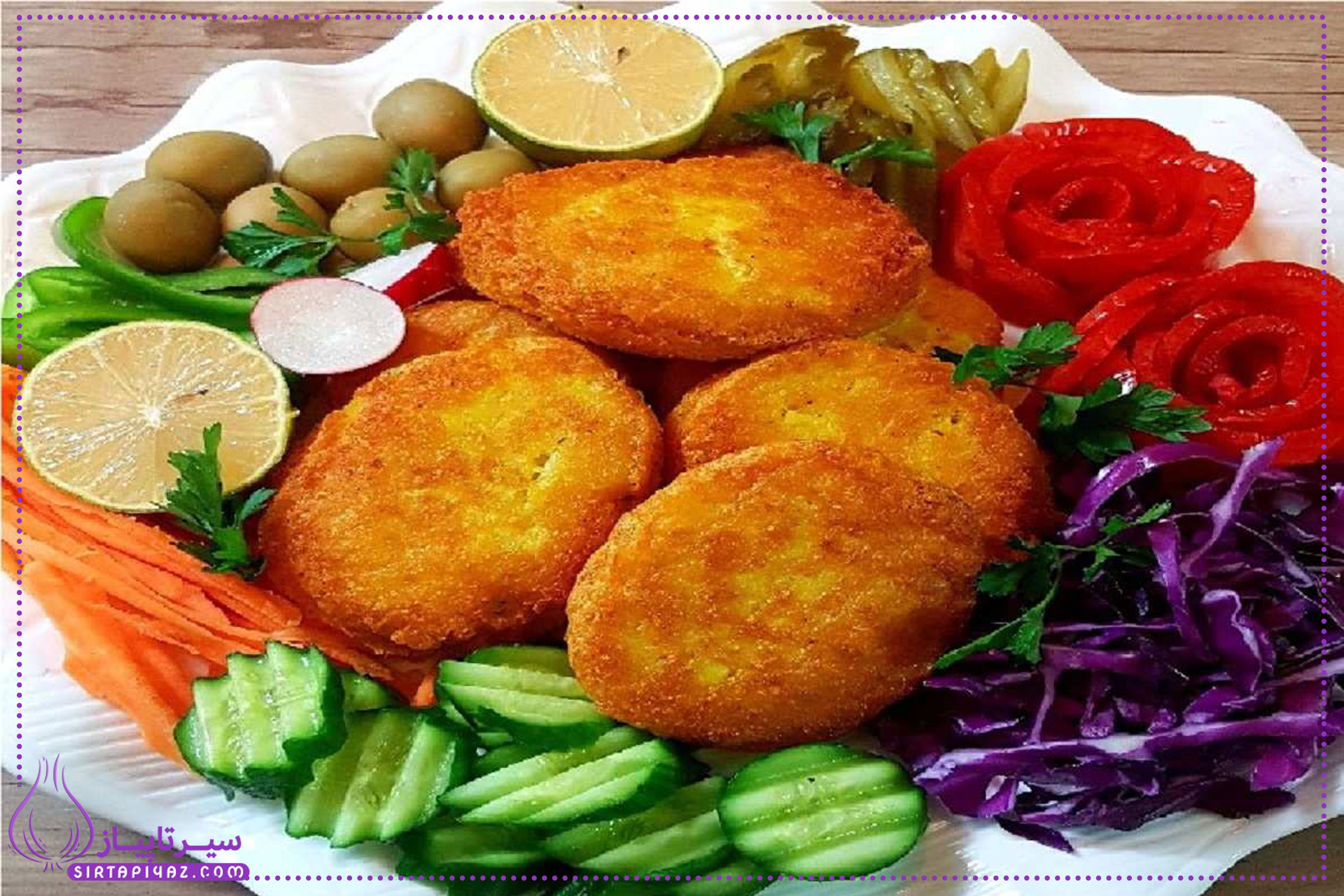 طرز تهیه آسان کوکو سیب زمینی 